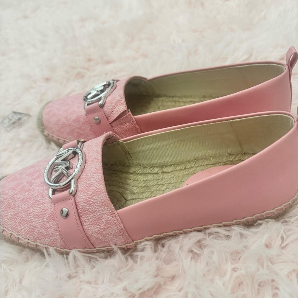 Michael Kors Pink Espadrille Loafers - Picture 4 of 4